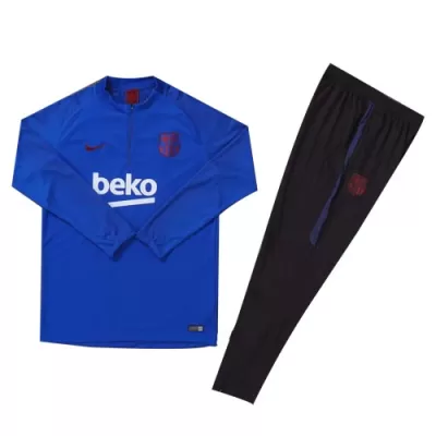 Kids Barcelona Zipper Training Jacket Kit(Jacket+Pants) 2019/20 - discountsoccer