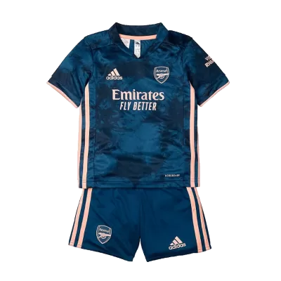 Kids Arsenal Third Away Soccer Jersey Kit (Jersey+Shorts) 2020/21 - discountsoccer