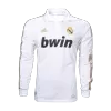 Men Real Madrid Retro Jerseys Home Long Sleeve Soccer Jersey 2011/12 - discountsoccer