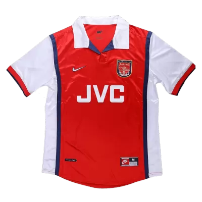 Men Arsenal Retro Jerseys Home Soccer Jersey 1998/99 - discountsoccer