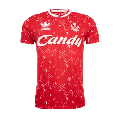 Men Liverpool Retro Jerseys Home Soccer Jersey 1989/91 - discountsoccer