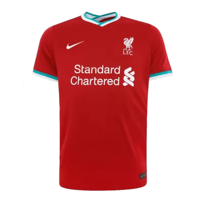 Men Liverpool Home Soccer Jersey Shirt 2020/21 - discountsoccer