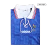 Men France Retro Jerseys Home Soccer Jersey 1996 - discountsoccer