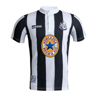 Men Newcastle Retro Jerseys Home Soccer Jersey 1995/97 - discountsoccer