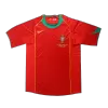 Men Portugal Retro Jerseys Home Soccer Jersey 2004 - discountsoccer