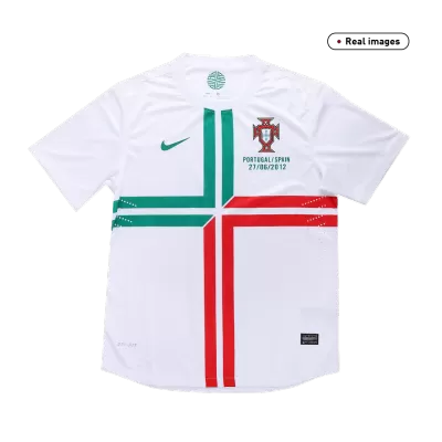 Men Portugal Retro Jerseys Away Soccer Jersey 2012 - discountsoccer