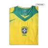 Men Brazil Retro Jerseys Home Soccer Jersey 2004 - discountsoccer