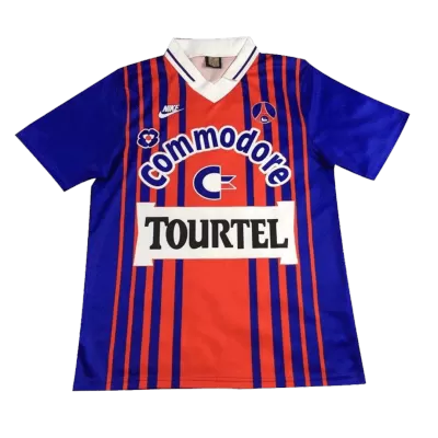 Men PSG Retro Jerseys Home Soccer Jersey 1993/94 - discountsoccer