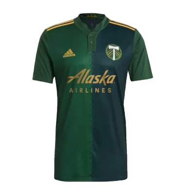 Men Portland Timbers Home Player Version Jersey 2021 - discountsoccer