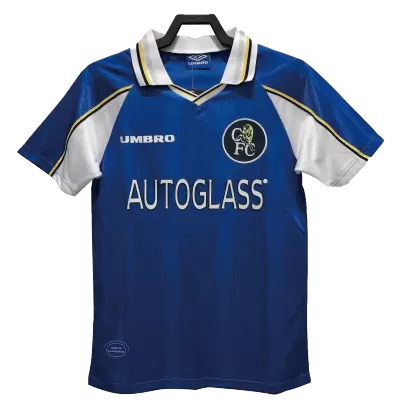 Men Chelsea Retro Jerseys Home Soccer Jersey 1997/99 - discountsoccer