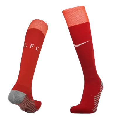 Men Liverpool Home Soccer Socks 2021/22 - discountsoccer