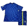 Kids Chelsea Home Soccer Jersey Kit (Jersey+Shorts) 2021/22 - discountsoccer