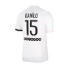 Men PSG DANILO #15 Away Soccer Jersey Shirt 2021/22 - discountsoccer