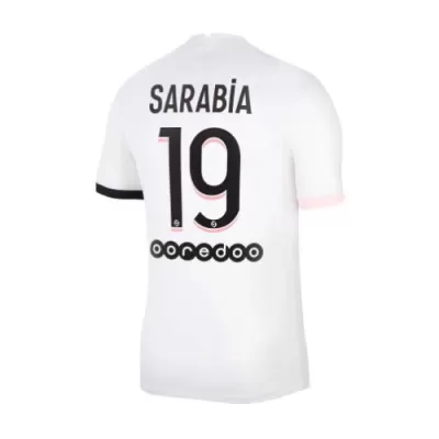 Men PSG SARABIA #19 Away Soccer Jersey Shirt 2021/22 - discountsoccer