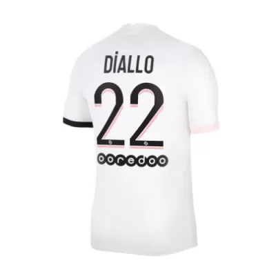 Men PSG DIALLO #22 Away Soccer Jersey Shirt 2021/22 - discountsoccer