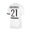 Men PSG ANDER HERRERA #21 Away Soccer Jersey Shirt 2021/22 - discountsoccer