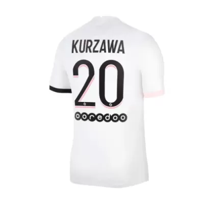 Men PSG KURZAWA #20 Away Soccer Jersey Shirt 2021/22 - discountsoccer