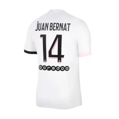 Men PSG JUAN BERNAT #14 Away Soccer Jersey Shirt 2021/22 - discountsoccer