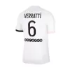 Men PSG VERRATTI #6 Away Soccer Jersey Shirt 2021/22 - discountsoccer