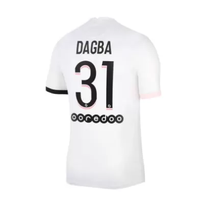 Men PSG DAGBA #31 Away Soccer Jersey Shirt 2021/22 - discountsoccer