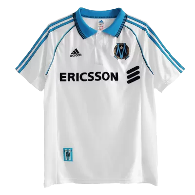 Men Marseille Retro Jerseys Home Soccer Jersey 1998/99 - discountsoccer