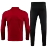 Men Bayern Munich Zipper Tracksuit Sweat Shirt Kit (Top+Trousers) 2021/22 - discountsoccer