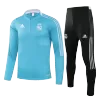 Men Real Madrid Zipper Tracksuit Sweat Shirt Kit (Top+Trousers) 2021/22 - discountsoccer