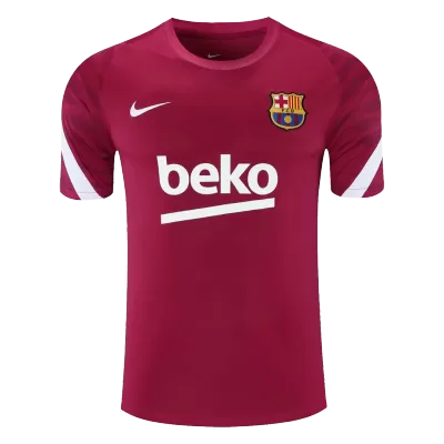 Men Barcelona Pre-Match Training Soccer Jersey Shirt 2021/22 - discountsoccer