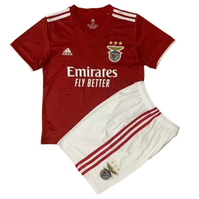 Kids Benfica Home Soccer Jersey Kit (Jersey+Shorts) 2021/22 - discountsoccer