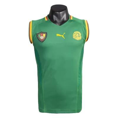 Men Cameroon Retro Jerseys Home Soccer Jersey 2002 - discountsoccer