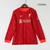 Men Liverpool Home Long Sleeves Soccer Jersey Shirt 2021/22 - discountsoccer