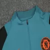 Men Chelsea Zipper Tracksuit Sweat Shirt Kit (Top+Trousers) 2021/22 - discountsoccer