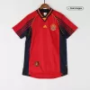 Men Spain Retro Jerseys Home Soccer Jersey 1998 - discountsoccer