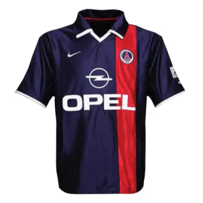 Men PSG Retro Jerseys Home Soccer Jersey 2001/02 - discountsoccer