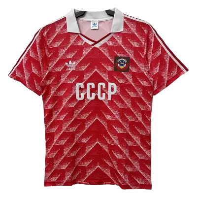 Men Soviet Union Retro Jerseys Home Soccer Jersey 1987/88 - discountsoccer