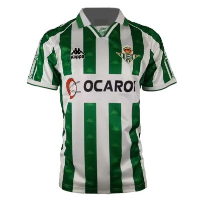 Men Real Betis Retro Jerseys Home Soccer Jersey 1995/96 - discountsoccer