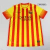 Men Barcelona Retro Jerseys Away Soccer Jersey 2013/14 - discountsoccer