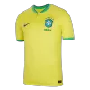 Men Brazil Home Soccer Jersey Whole Kit (Jersey+Shorts+Socks) 2022 - discountsoccer