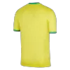 Men Brazil Home Soccer Jersey Whole Kit (Jersey+Shorts+Socks) 2022 - discountsoccer