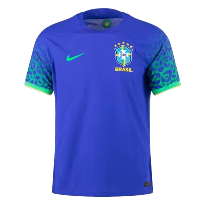 Men Brazil Away Player Version Jersey 2022 - discountsoccer