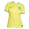 Women Brazil Home Soccer Jersey Shirt 2022 - discountsoccer