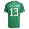 Men Mexico G.OCHOA #13 Home Soccer Jersey Shirt 2022 - discountsoccer