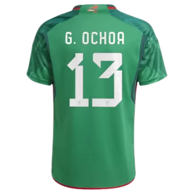 Men Mexico G.OCHOA #13 Home Soccer Jersey Shirt 2022 - discountsoccer