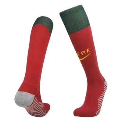 Kids Portugal Home Soccer Socks 2022 - World Cup 2022 - discountsoccer