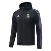 Men Real Madrid Windbreaker Hoodie Jacket 2022/23 - discountsoccer