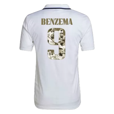 Men Real Madrid BENZEMA #9 Home Soccer Jersey Shirt 2022/23 - discountsoccer