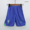 Kids Brazil Home Soccer Jersey Kit (Jersey+Shorts) 2022 - discountsoccer