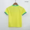 Kids Brazil Home Soccer Jersey Kit (Jersey+Shorts) 2022 - discountsoccer