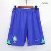 Men's Brazil Soccer Shorts Home 2022 - discountsoccer