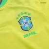 Kids Brazil Home Soccer Jersey Kit (Jersey+Shorts) 2022 - discountsoccer